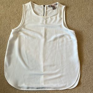 Forever 21 White Sleeveless Top